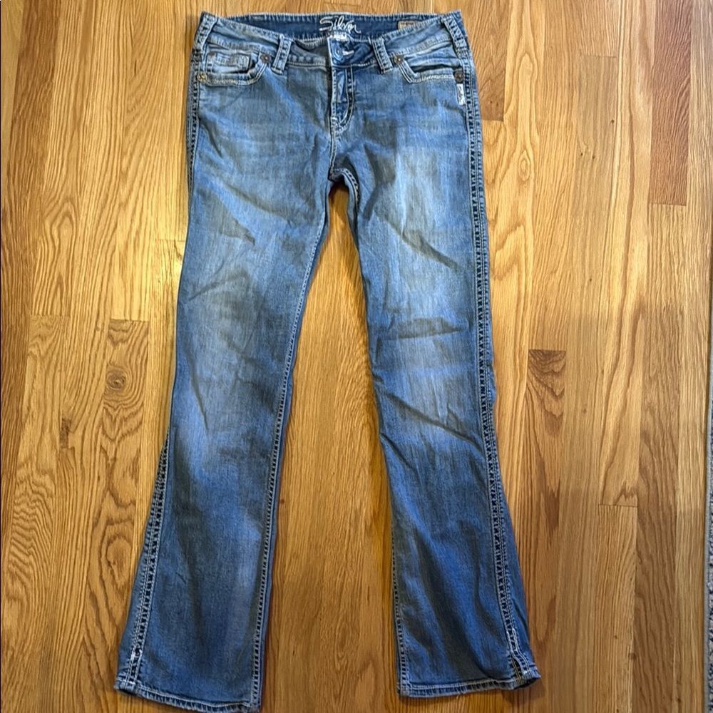 Silver Jeans Frances 18” sz 31x33